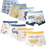 Boys Boxer Briefs Breathable Cotton Mesh Toddler Underwear with 8 Packs Kids Panties Assorted Shorts 2-10 Years