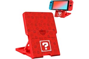 Oqplog Switch Stand for Nintendo Switch/OLED Cute Holder for Boys Kids Girls Teens Cartoon Kawaii Anime Design Portable Foldable Compact Angle Adjustable Gaming PlayStand Accessories