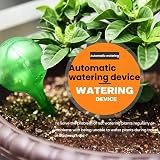 Himtop 6Pcs Plant Self Watering Bulbs 1.96 inch S PVC Drip Irrigation Green view 5