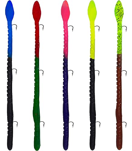 Amazon.com : K&E BASS Stopper Natural 3 Hook Worms 6 Pack : Sports & Outdoors Amazon.com : K&E BASS Stopper Natural 3 Hook Worms 6 Pack : Sports & Outdoors