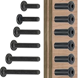 Xrfoiniu 100 Set Mixed Sizes Furniture Bolts - Bulk