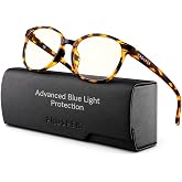Prospek Blue Light Blocking Glasses for Men Women, Computer Readers