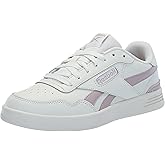Reebok Women's Court Advance Clip Sneaker, Chalk/Ashen Lilac/Chalk, Women's Size 8.5
