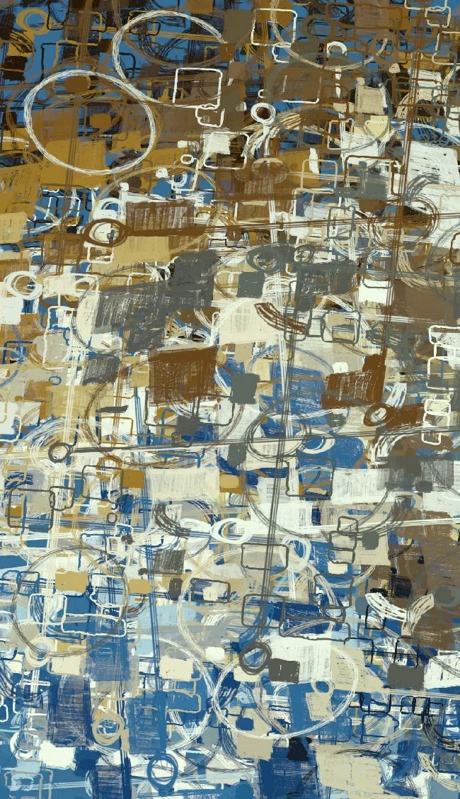 Homemania Printed Rug, 25% Polyester, 75% Cotton, Multicolor