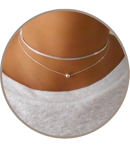 925 Sterling Silver Cross Choker Necklace - Long Punk Rock Fashion Chain Fine Jewelry