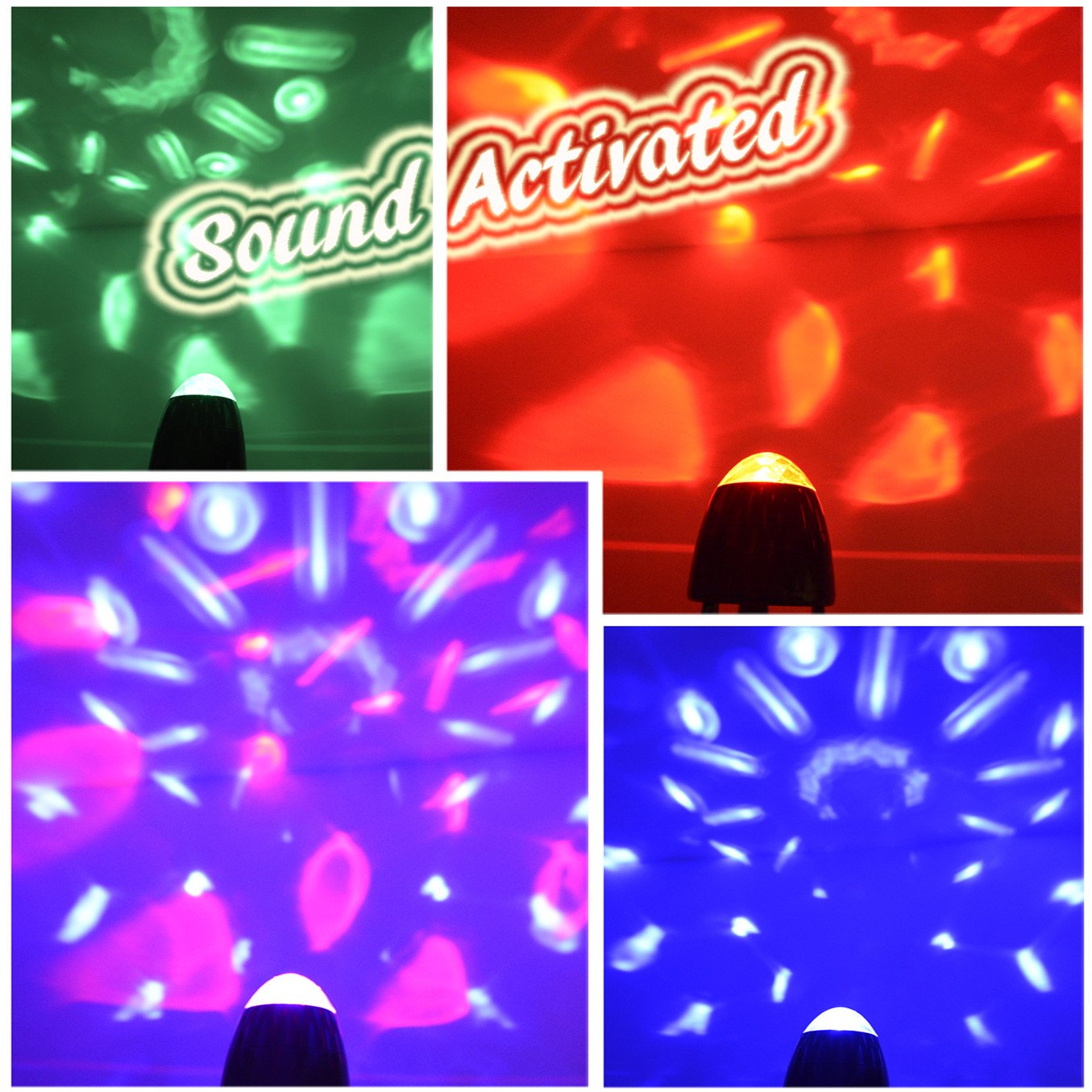 Disco Ball Bluetooth Speakers, Portable Wireless Speakers Party Strobe Lights Sound Activated, Rotating Music DJ Stage Lights Party Favors for Kids Gifts Birthday by funkysky