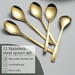 Kyraton Gold Dinner Spoons Set of 12