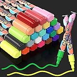 Liquid Chalk Markers Pens - 24 Colors Washable