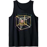 Tesseract: Lost in the Hypercube Tank Top