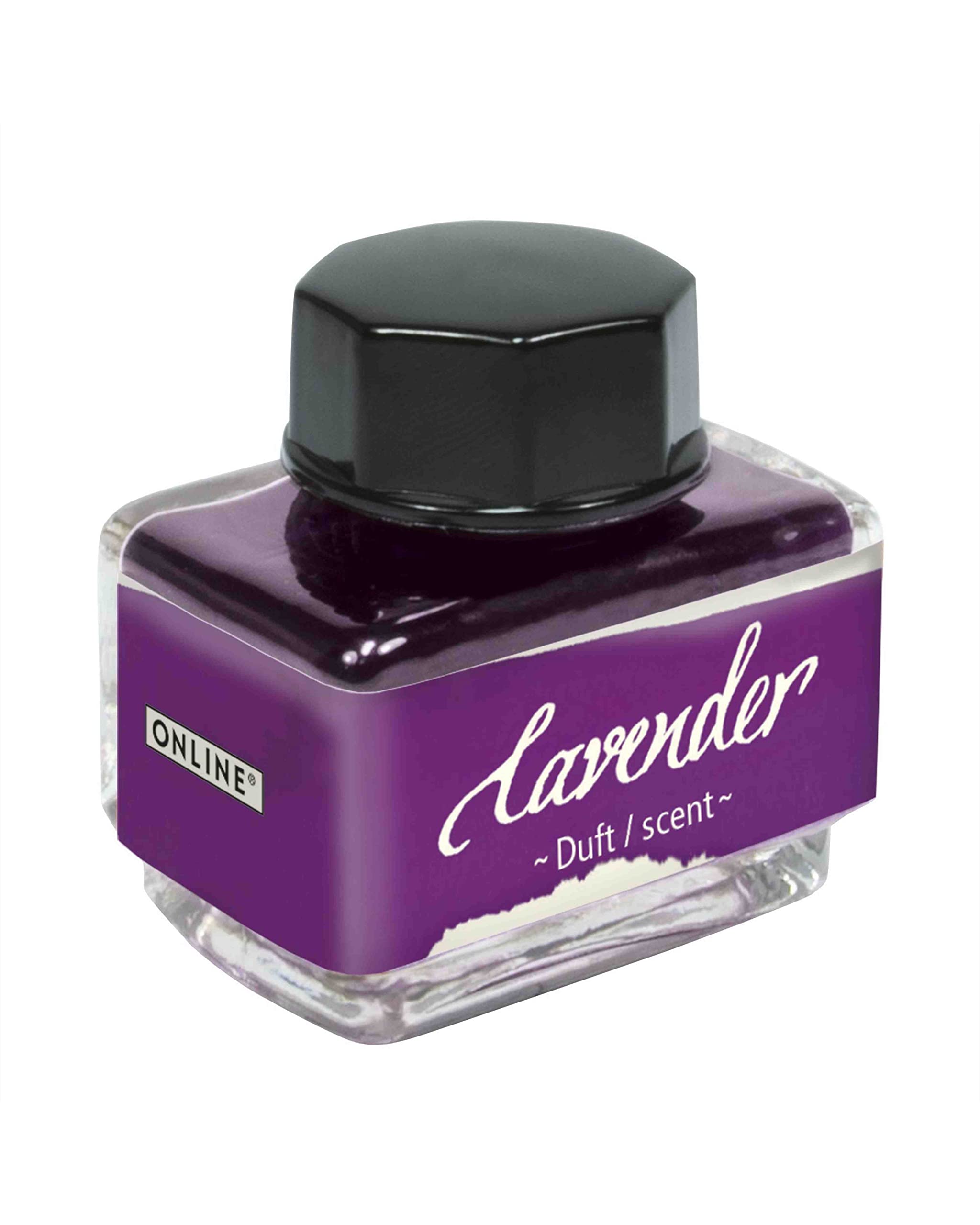 Online Ink of The Senses Lilac, Ink Bottle 15 ml, Colourful Fountain Ink for Calligraphy, Handlettering, Writing Ink, Ink Bottle for Converter, Waterbased Ink