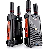 Wireless HDMI Transmitter and Receiver with UVC Out, 1312ft <0.05s Low Latency,1 to 5 RX, Plug and Play Wireless HDMI Extender for Live System, Stable 1080P for DSLR PC Live Streaming