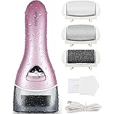 Electric Feet Callus Removers Rechargeable,Portable Electronic Foot File Pedicure Tools, Electric Callus Remover Kit,Professional Pedi Feet Care Perfect for Dead,Hard Cracked Dry Skin