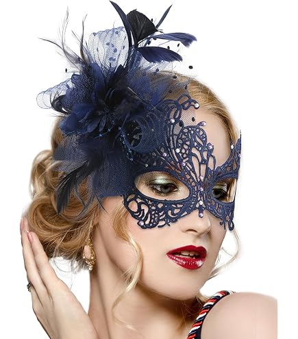 Amazon.com: DIOLUF liweiyu Masquerade Mask, Mardi Gras