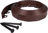 KB Tools Lawn Edging Border 32ft Brown 6cm Ground Stakes Heavy Duty 10m view 5