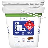 Evolve Rat Birth Control Soft Bait Sausages &ndash; 12 lbs | Scientifically Proven Rat Population Control | Not a Poison, Long-Term Population Management (Packaging May Vary)