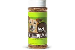 Herbsmith Kibble Seasoning – Freeze Dried Beef – Dog Food Topper for Picky Eaters - 4.5oz