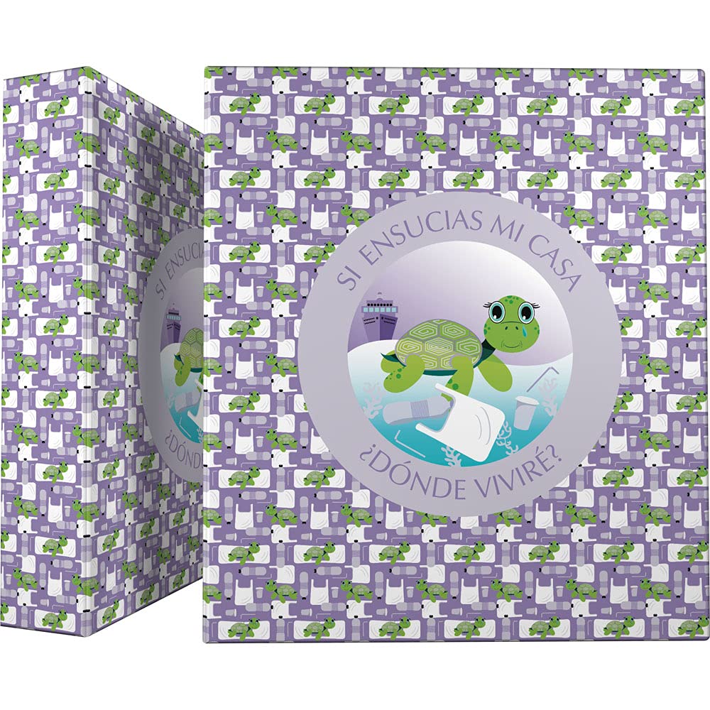 Grafoplás 88172628 A4 Ring Binder, 4 Mixed Rings, 40 mm, Eyelet on Back, Wise Planet Collection, Tortoise