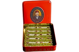 Hafiz Mustafa 1864 Istanbul Baklava Pastry Box - Baked Baklava Dessert Snacks Made from Fresh Phyllo Dough Sheets, Pistachio, Hazelnut, Walnut - Turkish Sweets Tray Gift Ideas for Birthday, Christmas