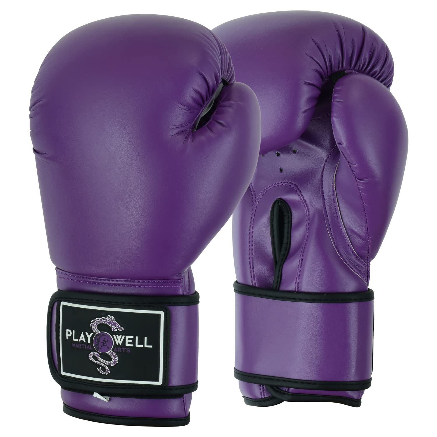 Playwell Beginners Range: Ladies, Girls Boxing Sparring Fight Gloves Purple Series (8oz)