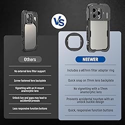 NEEWER 15 Pro Cage Phone Video Rig with Snap On