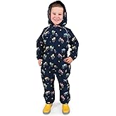 JAN & JUL Waterproof Fleece Lined Rain Suit, Coveralls for Toddlers and Kids