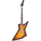 Firefly FFLX Solid Body Electric Guitar,Mahogany Guitar body,Stainless steel and ball end frets,rosewood fretboard(Vintage Sunburst Color)