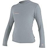 O'Neill Women’s Hybrid Long Sleeve Sun Shirt, UPF 50+ Sun Protection, Rash Prevention for Surfing and All Water Activities