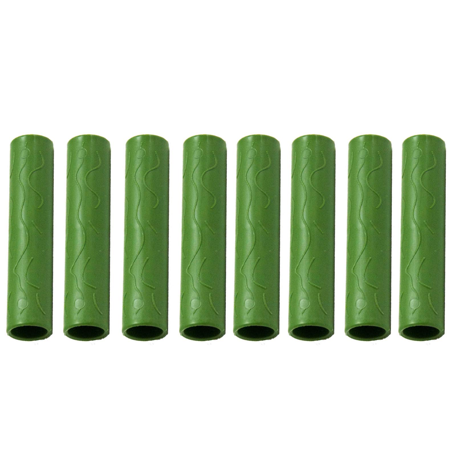 Marooma 36Pcs Garden Stake Connecting Pipe, 0.31inch Plant Support Stakes Connectors Clip Straight Connectors for Greenhouse Plant Supports