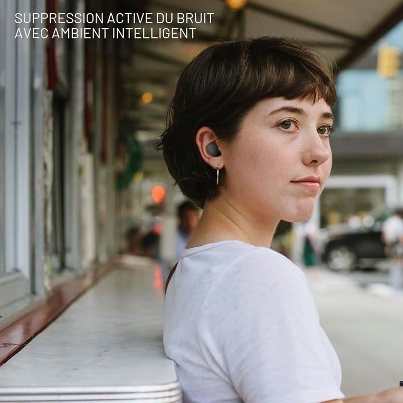 Vibe Buds 2 – Écouteurs Bluetooth sans fil avec suppression du bruit – Blanc – JBLVBUDS2WHT