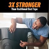 Gorilla Tape Black 32 Meter Heavy Duty Weather Resistant For Repair Seal Hold view 7