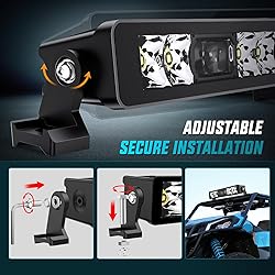 Nilight LED Light Bar 8inch 5LED 2PCS Single Row