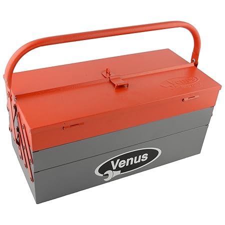 Venus AMT22 Metal Tool Box (Red)