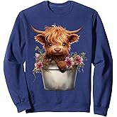 MINI HIGHLAND COW GRAPHIC Sweatshirt