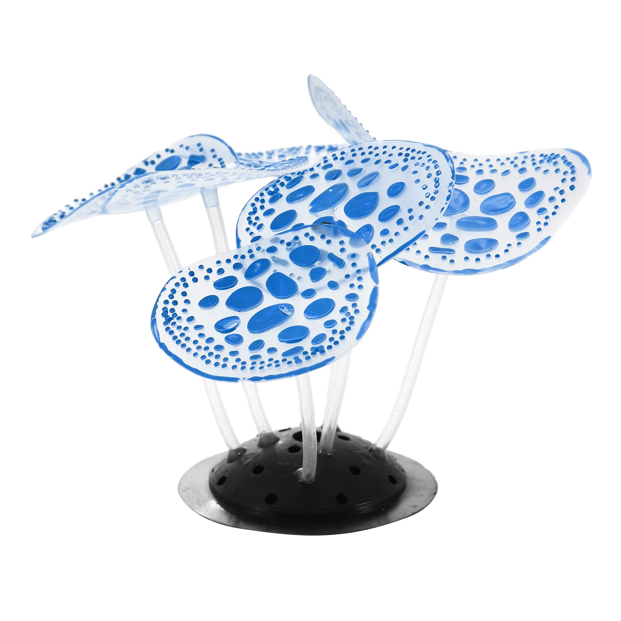 VOCOSTE Aquarium Simulation Coral, Silicone 2.36"x3.15" Blue