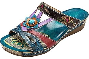 GENERIC Ladmiple Womens Sandals Dressy Flat Arch Support Orthotic Slides Comfortable Walking Orthopedic Summer Flip Flops Beach Shoes