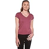 Spun Bamboo Women's Bamboo Viscose/Organic Cotton Silky Smooth Casual V-Neck T-Shirt