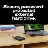 Seagate One Touch 4TB Password Activated External HDD USB 3.0 Space Gray view 4