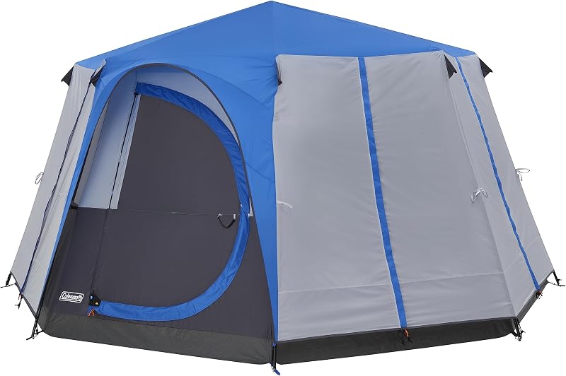Coleman Octagon Tent 6-8 Man Festival Dome Waterproof Groundsheet