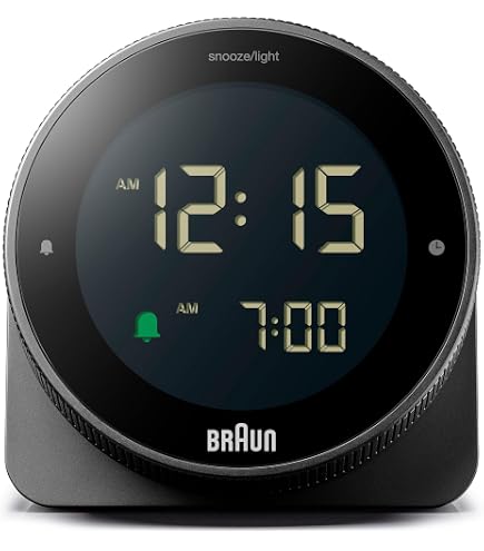 Amazon.com: Braun Digital Alarm Clock with LCD Display, 2X USB-C