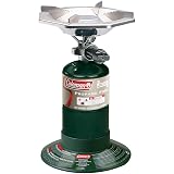 Coleman BottleTop Propane Stove with Adjustable Burner, Portable Camping/Backpacking Cooker with 7650 BTUs of Power for Camping, Tailgating, Grilling, & More