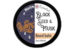 Black Seed & Musk Beard BALM | 100% Natural | Argan oil | Mango Butter | Rice Bran oil | Natural Conditioning hair butter || 