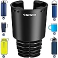 JOYTUTUS Upgraded Car Cup Holder Expander with Offset Base, Compatible YETI, Hydro Flask, Large for Hold 18-40 oz Bottles and Mugs, Other in 3.4-3.8 inch