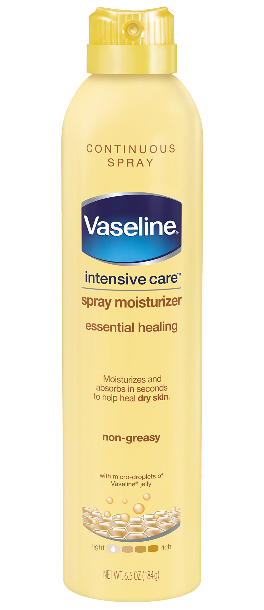 Vaseline Spray and Go Moisturizer in Cocoa Radiant, 6.5