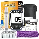 MicroTech Blood Glucose Monitor Kit 100 Strips &amp; Lancets, No Coding, 500 Storage, Wider HCT for Family