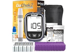 MicroTech Blood Glucose Monitor Kit 100 Strips & Lancets, No Coding, 500 Storage, Wider HCT for Family