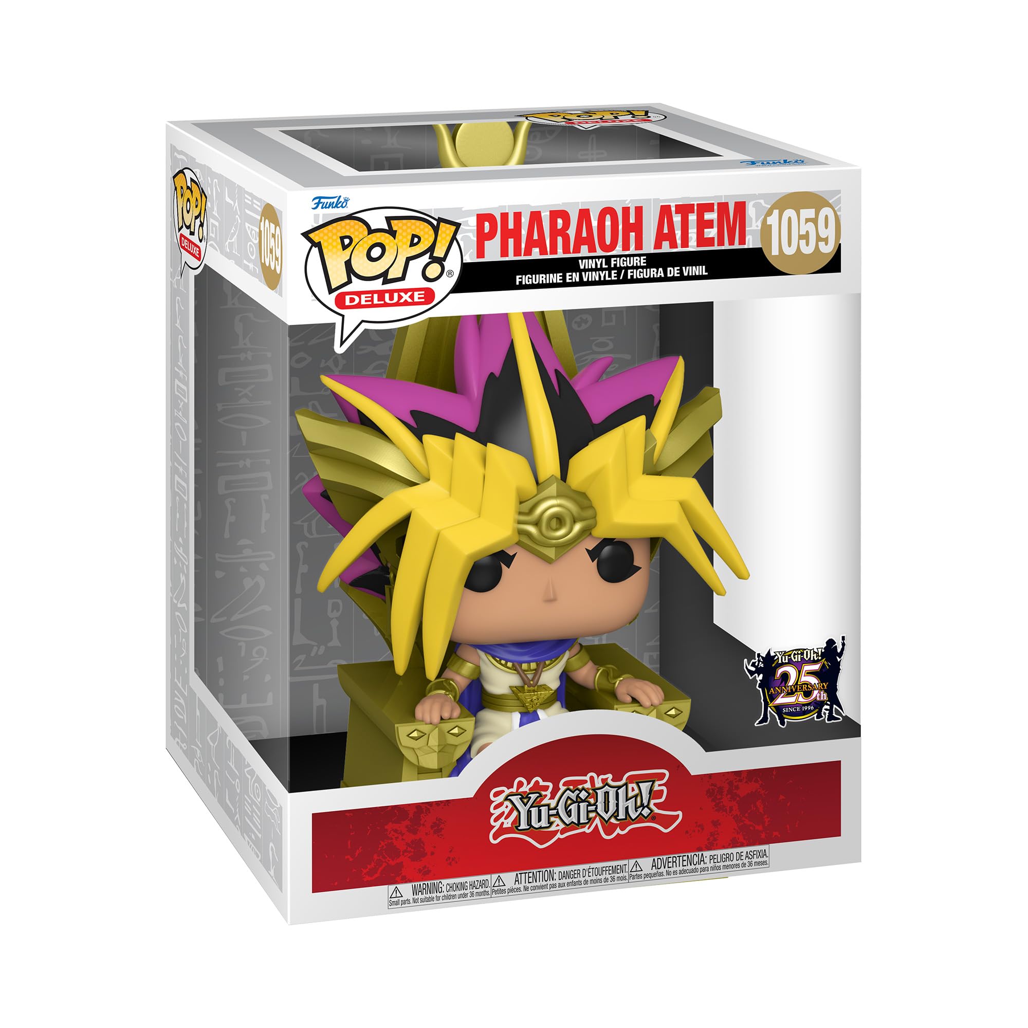 Funko POP! Animation: Yu-Gi-Oh! - Atem Pharaoh Yugi Mutou - Collectable Vinyl Figure - Gift Idea - Official Merchandise - Toys for Kids & Adults - Anime Fans - Model Figure for Collectors and Display