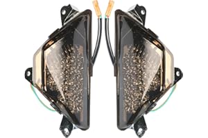 iTobest Motorcycle Front LED Turn Signal Light Lamp fits for KAWASAKI NINJA250 NINJA300 2013-2016, NINJA 400 2018-2021, NINJA 650 2018-2022, NINJA 1000 2017-2021, ZX-6R 2013-2021