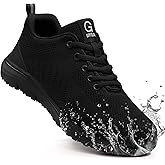 TANIELD Steel Toe Shoes for Men Work Shoes Lightweight Safety Sneakers with Kevlar Puncture Resistant Midsole for Construction Warehouse Work