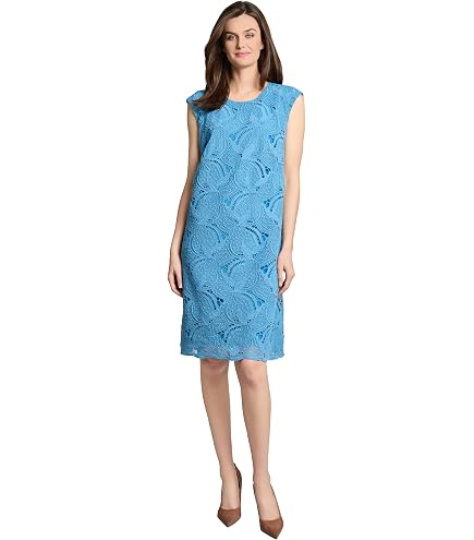 Jones New York Women's Flutter-Sleeve Tiered Midi Dress at Amazon Women's Clothing store