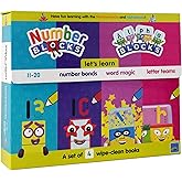 Numberblocks and Alphablocks: Let's Learn Numbers and Letters 4-Book Wipe-Clean Box Set: 4 Wipe-clean books with pens included